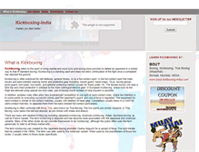 Tablet Screenshot of kickboxing-india.com
